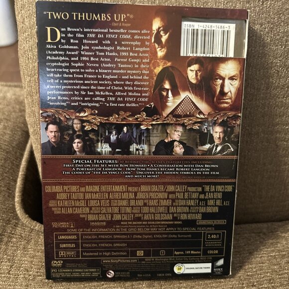 The DaVinci Code DVD Movie 2006 Special Edition 2 Disc Wide Screen New Sealed - Picture 7 of 7